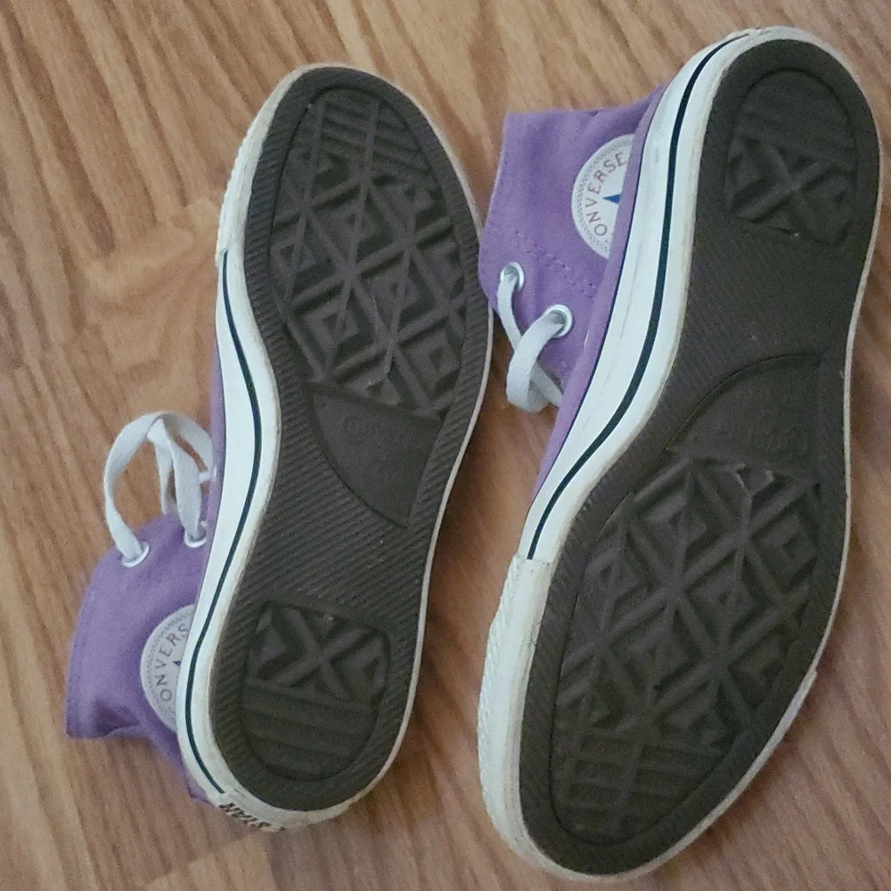 Converse Purple High-Top Sneakers - Picture 10 of 12